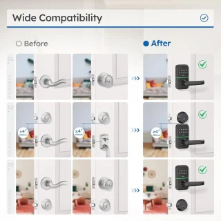 Smart Lock Deurklinkslot - Elektronisch deurslot