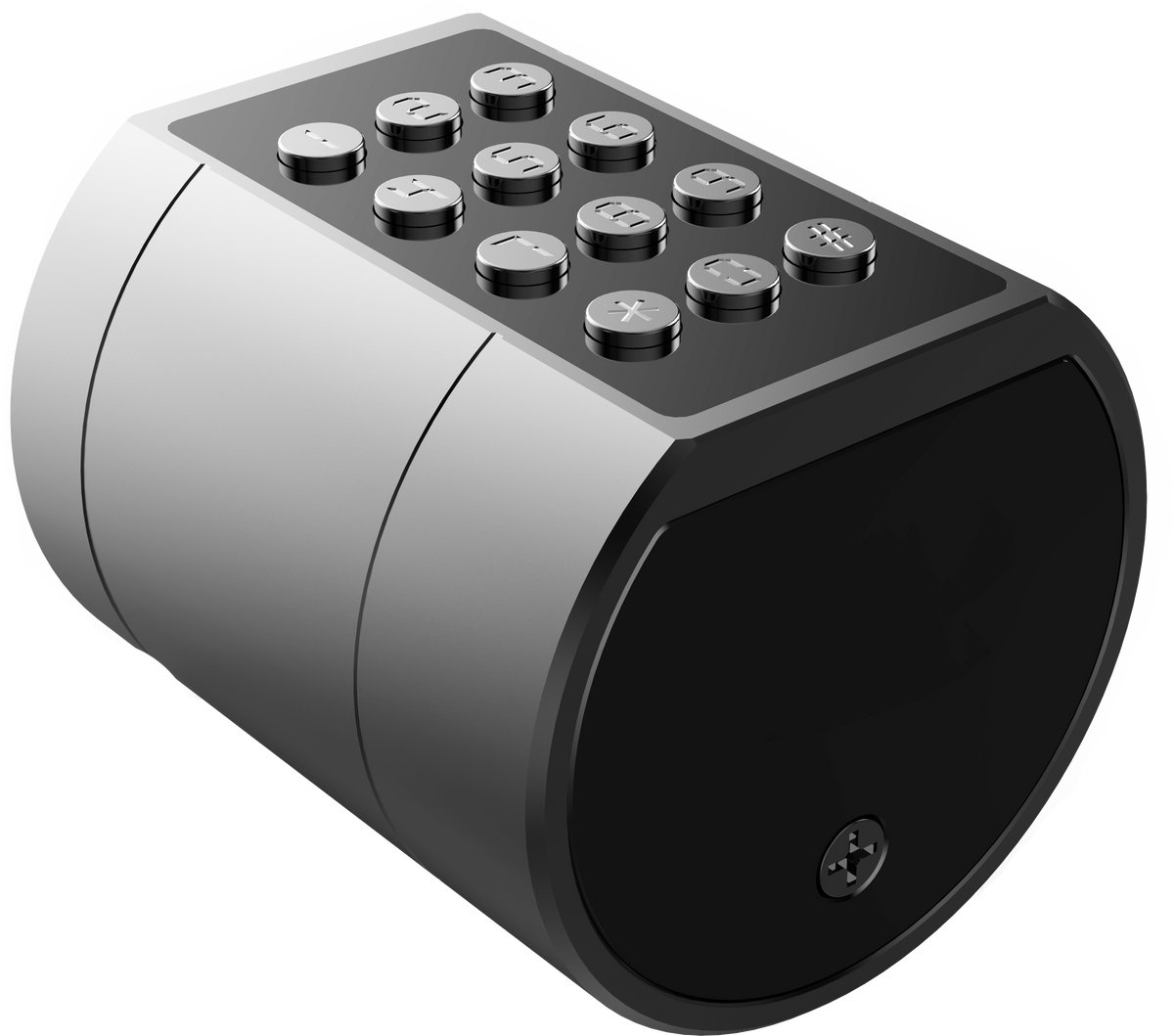 Smart Lock Slim cilinderslot Vingerafdruk Pincode Zilver