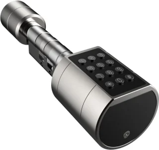 Smart Lock Slim cilinderslot Vingerafdruk Pincode Zilver