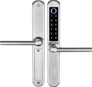 Smart Lock Slim deurslot Aluminium Zilver