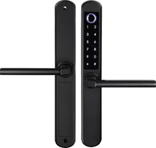 Smart Lock Slim deurslot Vingerafdruk Pincode App Zwart