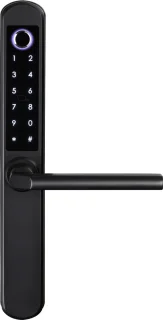Smart Lock Slim deurslot Vingerafdruk Pincode App Zwart
