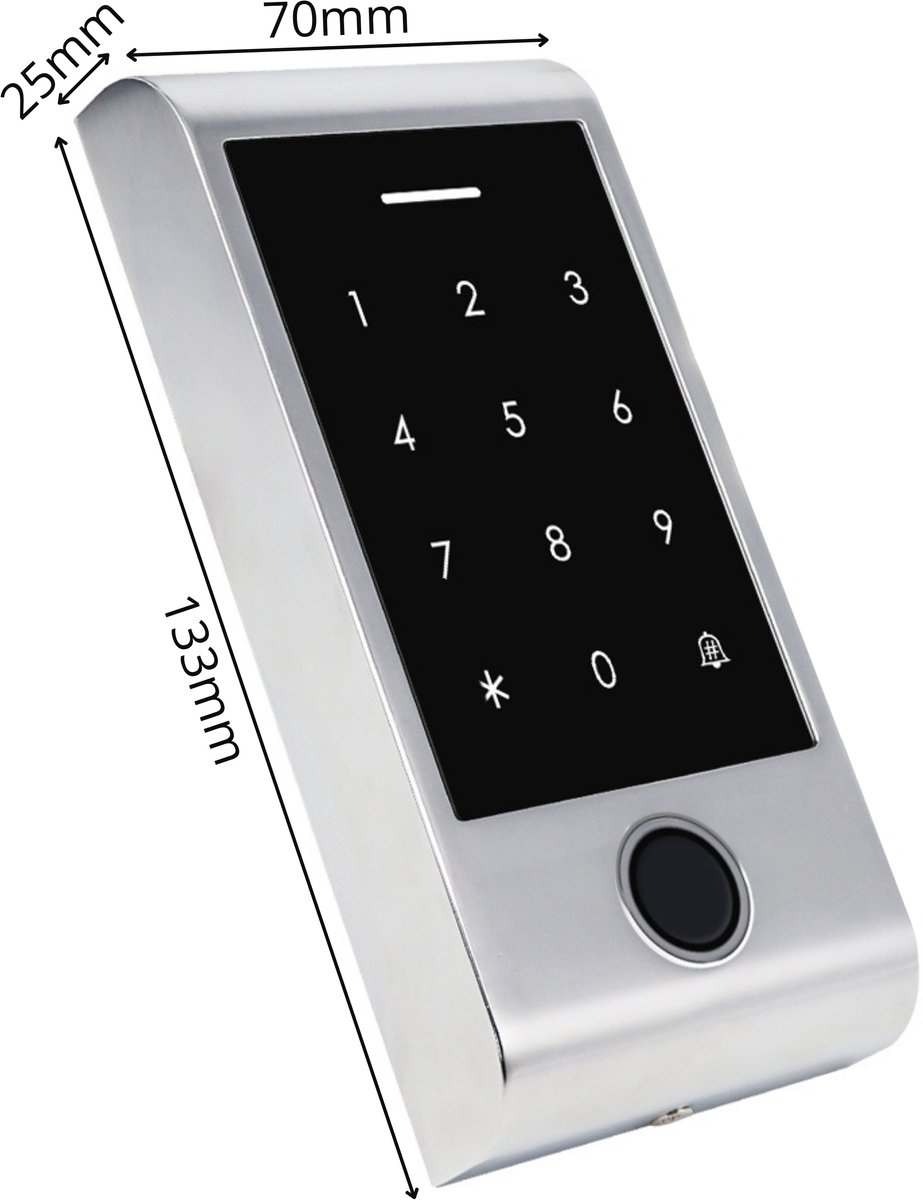 Smart WiFi Elektronisch Slot met Vingerafdruklezer