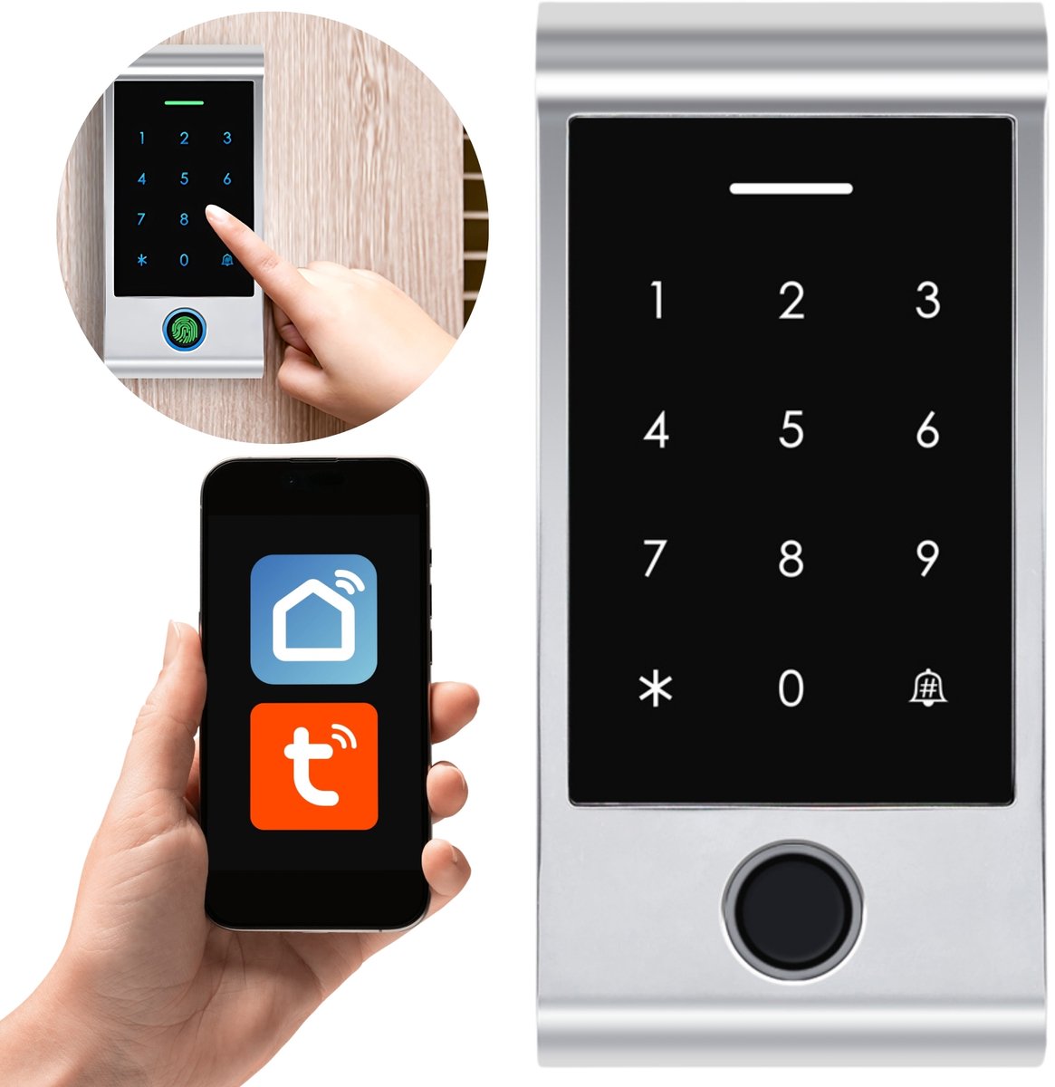 Smart WiFi Elektronisch Slot met Vingerafdruklezer