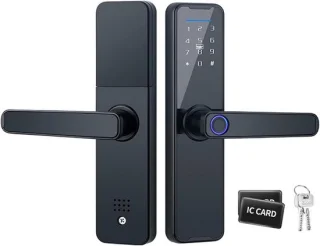 SmartLock Deurslot met Handvat - Zwart