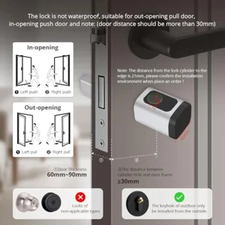 SmartLock Elektronisch Deurslot voor Eurocilinder