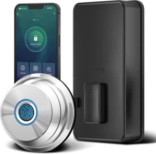 SmartLock Vingerafdrukslot 35-54 mm Zilver