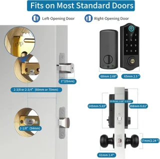 SmartLock Vingerafdrukslot Nachtschoot