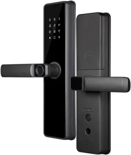 SmartSlot Slim Deurslot Vingerafdrukslot Zwart 35-60 mm
