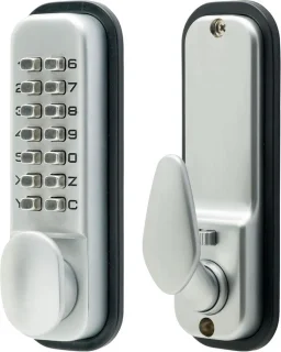 SnelShoppen - digitale deurslot - satin chrome