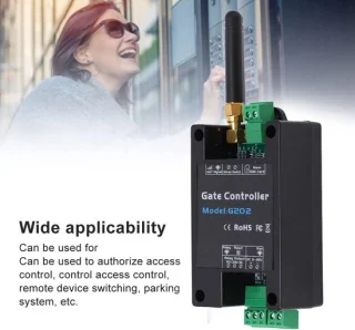 SnelShoppen - GSM Deuropener, Draadloze Deurcontroller voor Garagedeuren, Toegangscontrole, SMS Bediening, 2G/3G Netwerk, Geschikt voor Poorten, Garag