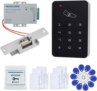 SnelShoppen RFID Toegangscontrolesysteem Compleetpakket met deurklink en toetsenbord