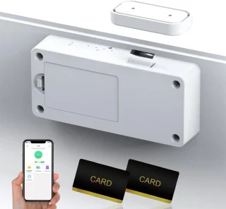 SnelShoppen - Slimme Ladeslot voor Kast, Elektronisch Deurslot met App, NFC en IC Kaart voor Kasten, Lades, Lockers en Postbus - Veilig en Veelzijdig