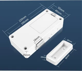 SnelShoppen - Slimme Ladeslot voor Kast, Elektronisch Deurslot met App, NFC en IC Kaart voor Kasten, Lades, Lockers en Postbus - Veilig en Veelzijdig