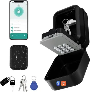 SnelShoppen Smart key lock box muurbevestigd