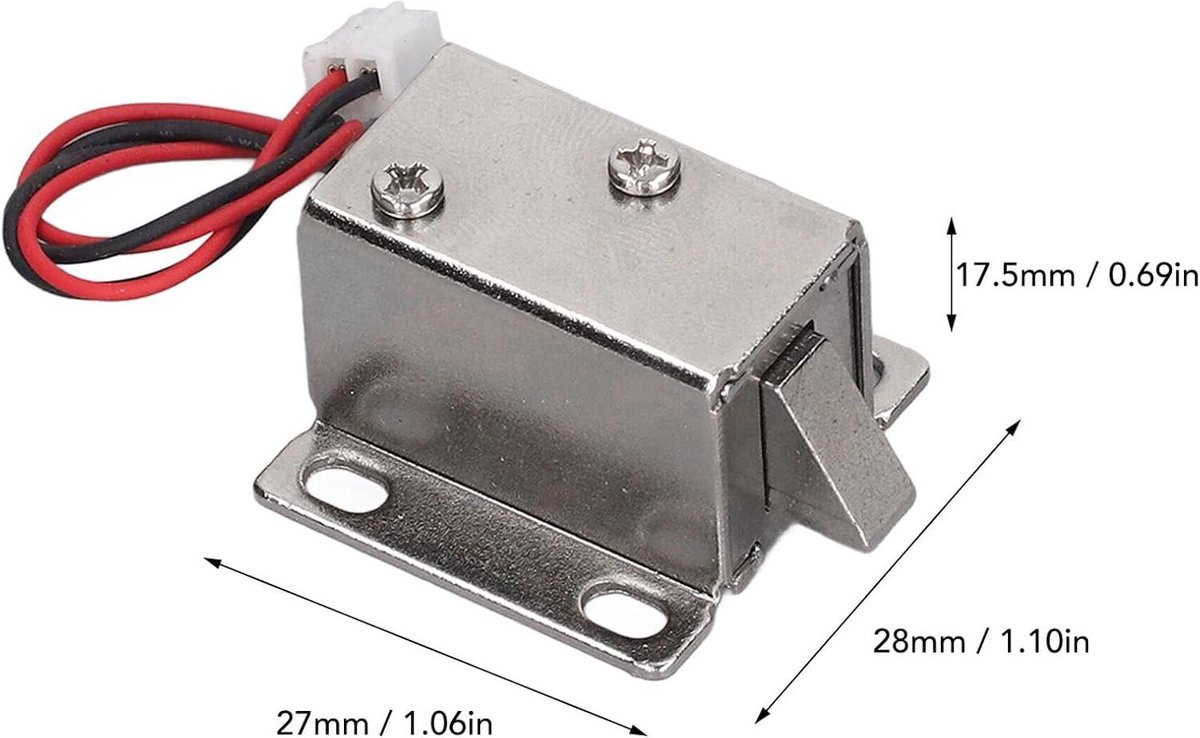 Solenoid Lock DC12V 1.3A voor Elektrische Kast