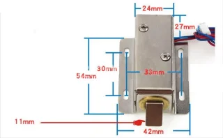 Solenoïdeslot 12V DC