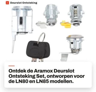 Solidchoice deurslot cilinderset ontsteking voor LN80/LN85