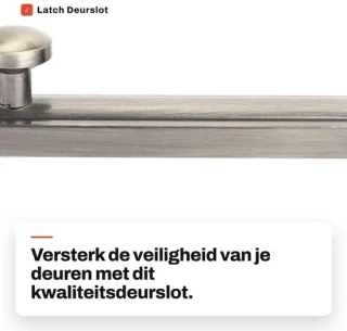 Solidchoice deurslot schuifbout koper
