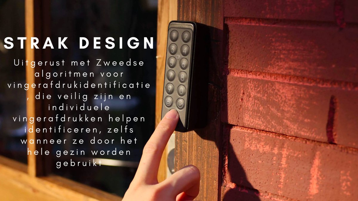 SwitchBot Keypad Touch Vingerafdrukscanner