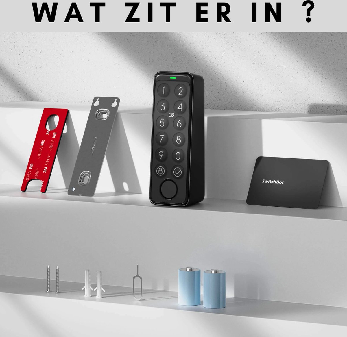SwitchBot Keypad Touch Vingerafdrukscanner