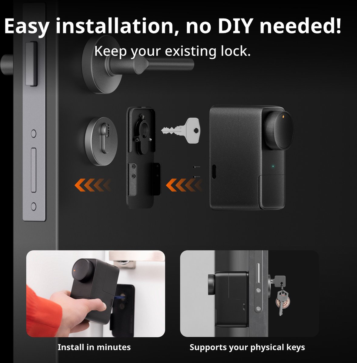 SwitchBot Smart Lock Pro 2024 Slim deurslot