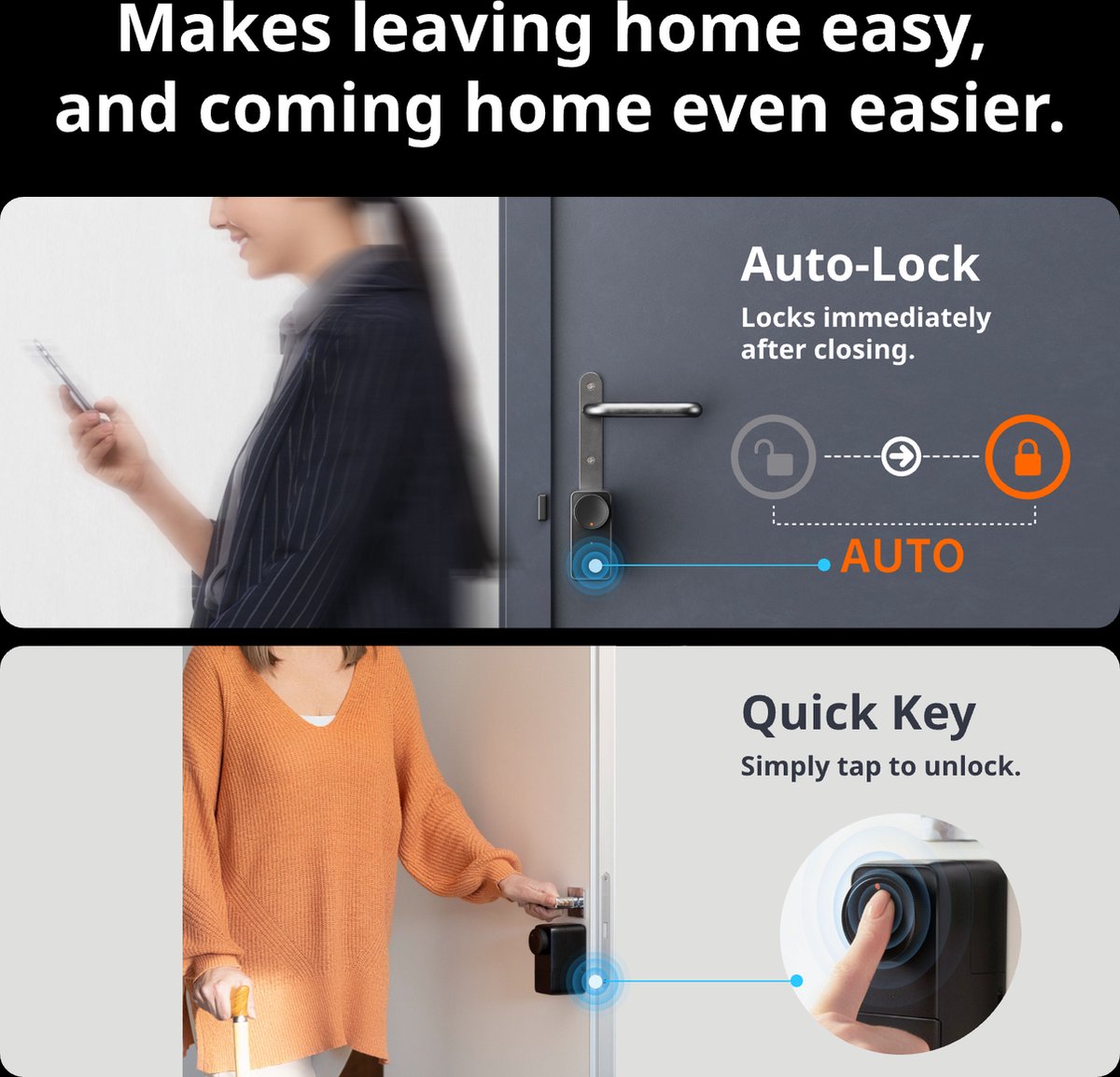 SwitchBot Smart Lock Pro 2024 Slim deurslot