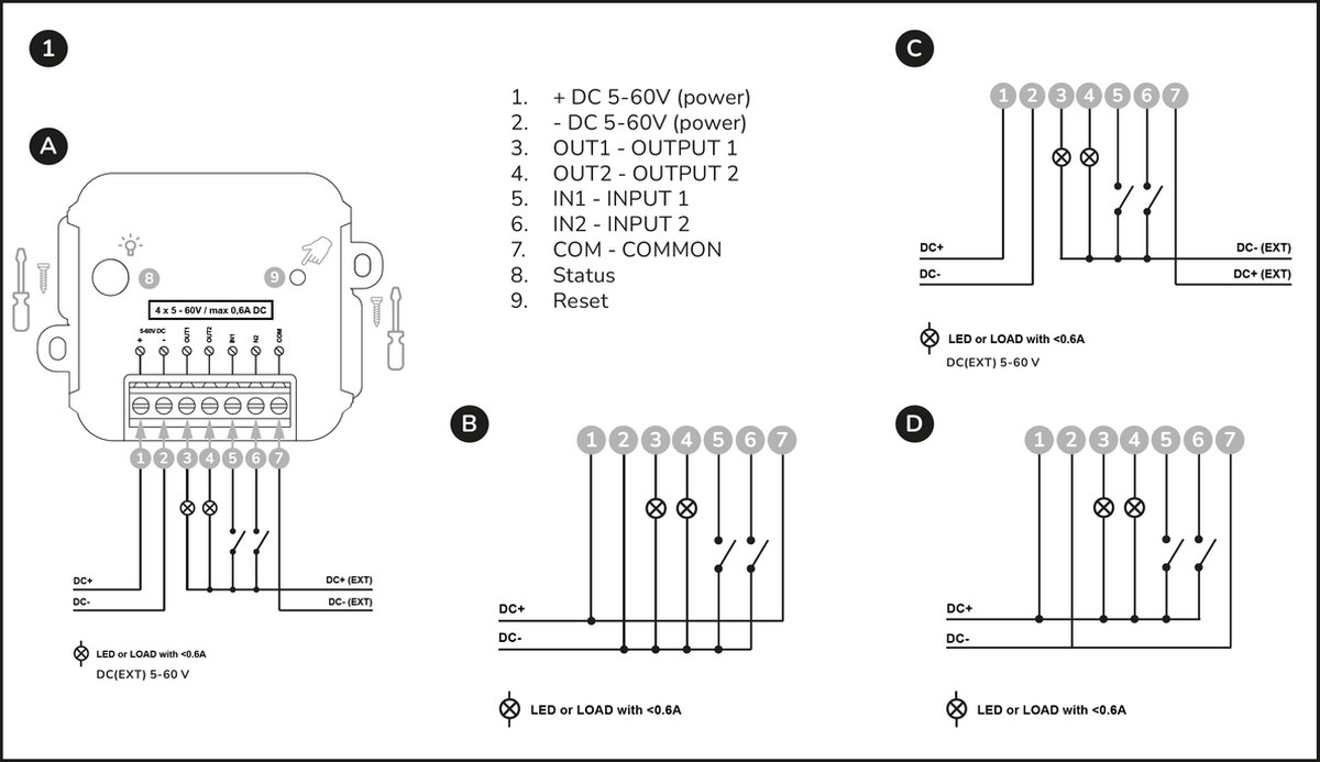 Tedee Dry Contact Module Relais