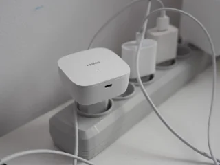 Tedee GO SET V1 White Smartlock met WifiBridge 57mm