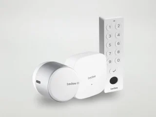 De Tedee GO2 Voordeelset Wit - Smartlock + Keypad PRO + WiFi Bridge in één oogopslag