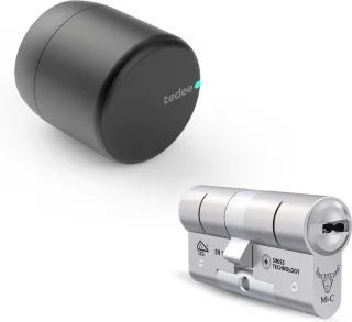 Tedee PRO SET2 Black Smartlock met SKG3 cilinder
