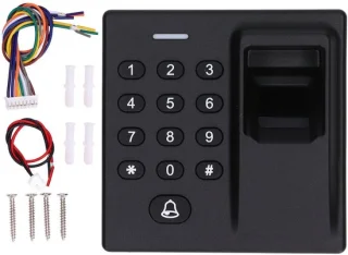 Toegangscontrole deurslot, elektronisch smart keyless vingerafdruk deurslot met toetsenbord toegangscontrolesysteem