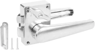 Toiletslot zilver