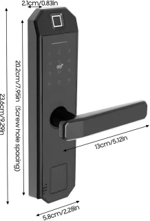 De Trexxo Smart Lock Deurslot Zwart in één oogopslag