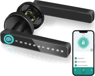 Truskore Premium Slim Elektrisch Deurslot met Vingerafdruk