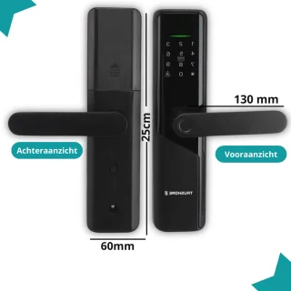 Truskore Smart Lock Slim Deurslot Vingerafdruk Codevergrendeling Met App