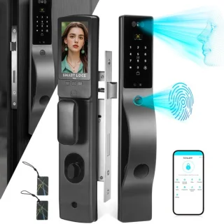 Tuya Smart wifi deurslot zwart