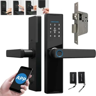 Tuya smart WiFi-slot met vingerafdruk, toetsenbord en handgreep
