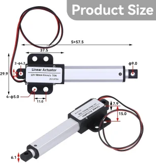 Universeel 12V Mini Lineaire Actuator