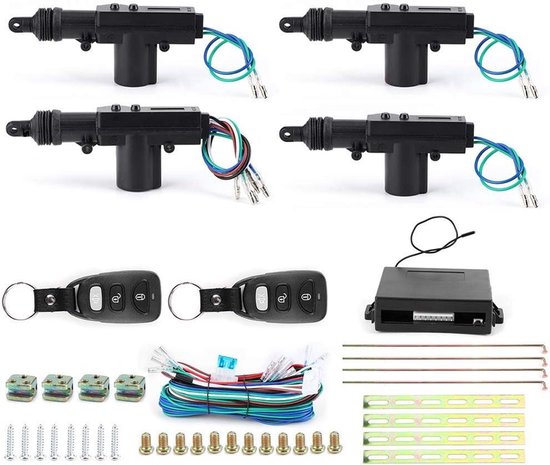 Universeel Centraal Deurslot Actuator Kit 433.92 MHz