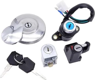 Universeel Contactslot Set voor Motorfiets