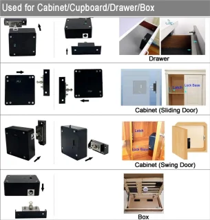 Universeel RFID Inbouwkastslot