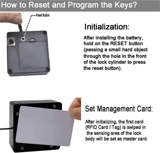 Universeel RFID Inbouwkastslot