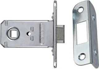 Valslot insteekslot - doorn 50 mm - wit verzinkt