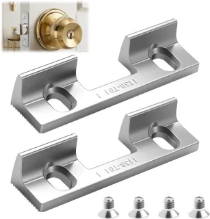 Verstelbaar deurslot met slotplaat 32 mm - 2 stuks