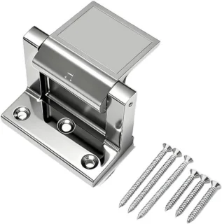 Verstelbaar deurslot, zinklegering, 10 x 9 x 4 cm, zilver