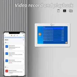 Videodeurbel 7 inch Touchscreen