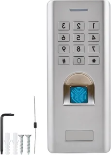 Vingerafdruk Deurslot Biometrisch - Zilver