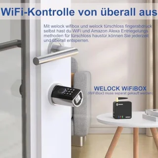 Vingerafdruk Deurslot Elektronisch 30-70 mm