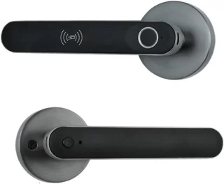 Vingerafdruk Deurslot Slimme Deurknop Gunmetal